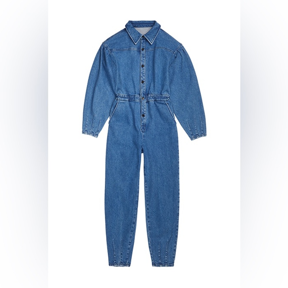 Something Navy Denim Boilersuit/Jumpsuit